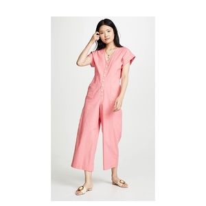Madewell Button Front Easy Jumpsuit